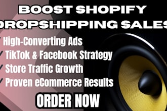 do shopify store marketing boost shopify dropshipping ecommerce sales