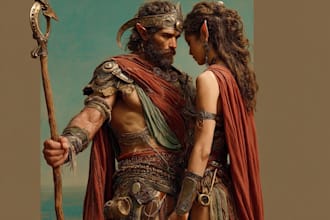 bring your fantasy romance to life custom couple character
