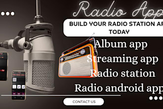 build radio app, music app, ai mobile app, gps app, app development, ai website