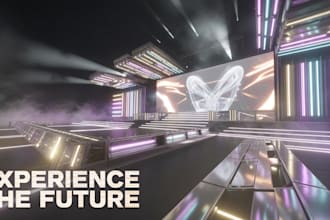 create professional 3d stage design for your events