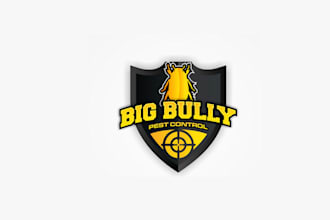 design corporate classic pest control logo