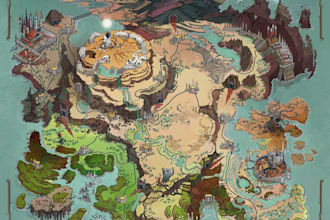 map illustration, city map, dnd map, rpg map, world map, battle map, dungeon map