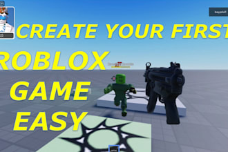 do roblox full game creation, roblox full game development,roblox gui, lua code