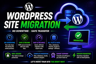 do a seamless wordpress migration or website transfer