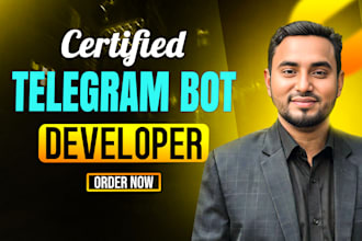 develop high quality custom telegram bot for you