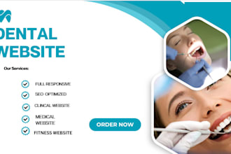 design a clinical, dental, medical website