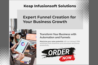 setup keap infusionsoft email funnels and CRM automation