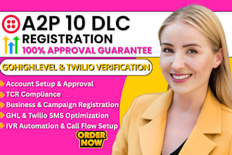 a2p 10dlc registration and verification for gohighlevel twilio a2p SMS campaign