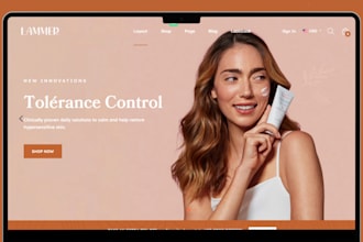 design beauty shopify store skincare store beauty store skincare beauty website
