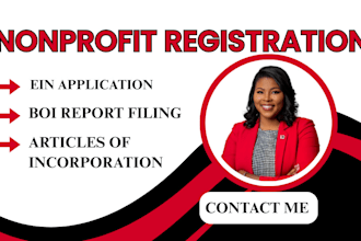 register your nonprofit corporation, get ein, and file boi report fast