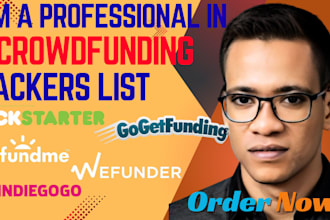 generate verified crowdfunding backers list for kickstarter indiegogo gofundme