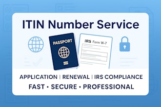 help you apply for or renew your itin number with irs compliance