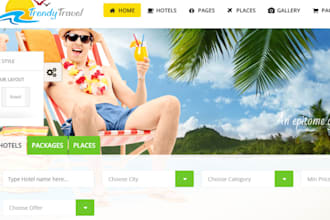 wix wordpress airline ticket agency website travel agency cruise agency website
