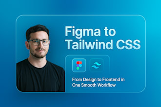 convert figma design to tailwind CSS
