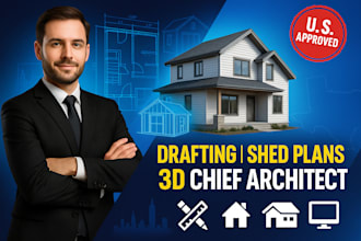 design architectural drafting, shed plan, chief architect design in ny, texas