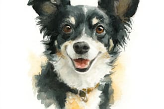 draw pet portrait with disney style