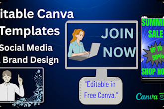 make editable canva templates for your brand