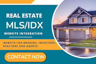 design a high converting mls idx real estate website with lead capture