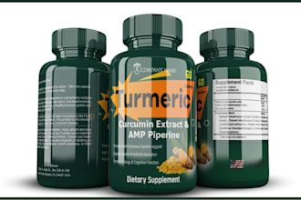 design product label design and supplement packaging