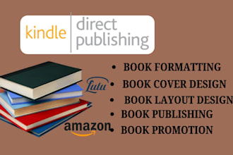 ebook and print formatting for amazon KDP book publishing