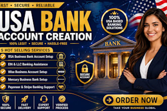 do US bank creation, proof of address, US llc for non residents USA bank account