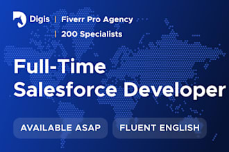 provide a full time salesforce developer