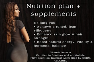 create your nutrition plan