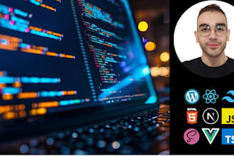 develop website with wordpress and modern language code
