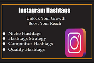 research instagram hashtags to grow account