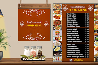 do fascinating restaurant menu design