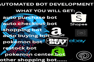 do auto purchase bot, pokémon bot, shopping bot, auto buying bot, target bot