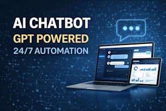 build custom ai chatbot using openai gpt for website and business automation