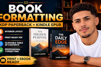 format kindle book interior layout for amazon KDP paperback formatting