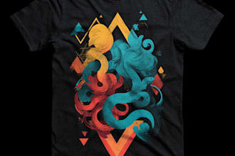 draw illustrations tshirt design for band or brand