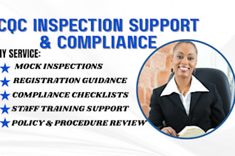 create cqc inspection ready policies and compliance documents