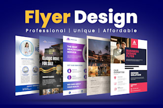 do an event flyer design or brochure