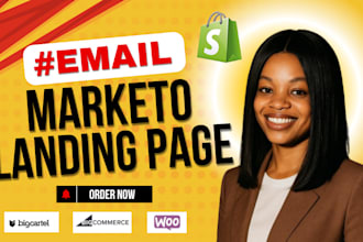 setup marketo email marketing campaign template landing pages flows automation