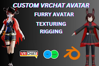 make a custom vrchat avatar ready to work on pc or quest