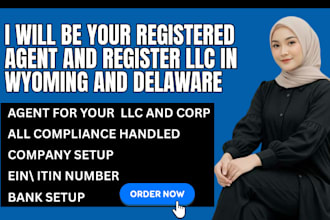 be your registered agent in delaware or wyoming