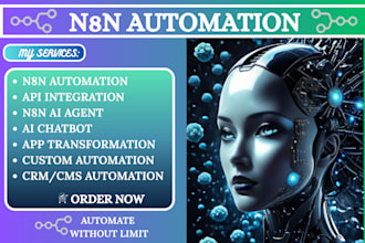setup n8n workflow automation, api integration, ai agent whatsapp chatbot