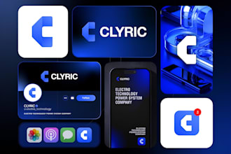 do modern tech, startup, security, crypto and technology logo design