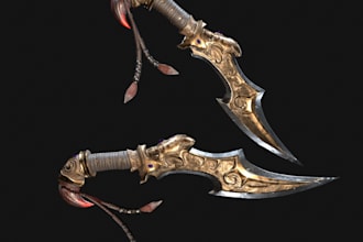 make game ready low, high poly 3d models for your video game