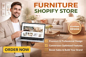 build a luxury furniture website woodwork interior store furniture shopify store