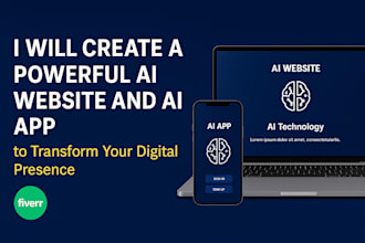 develop ai mobile app or ai website saas app ai chatbot chatgbt ai software