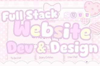 design you a cute and interactive website