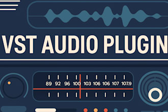 develop vst audio plugin, au, audio software, vst3 audio plugin, synths, gui