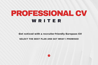 build professional resume, federal resume, executive resume,