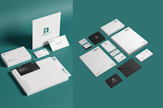 design business card branding kit corporate identity logo full stationery