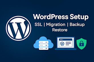 install and configure wordpress on AWS, lightsail, or cpanel with SSL