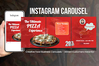 design creative instagram carousel posts